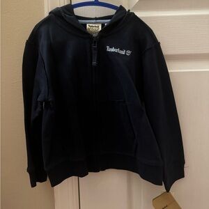 Timberland Boys Navy Zipup Hoodie NWT